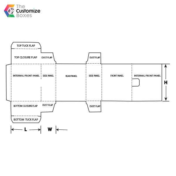 bookend boxes dimensions