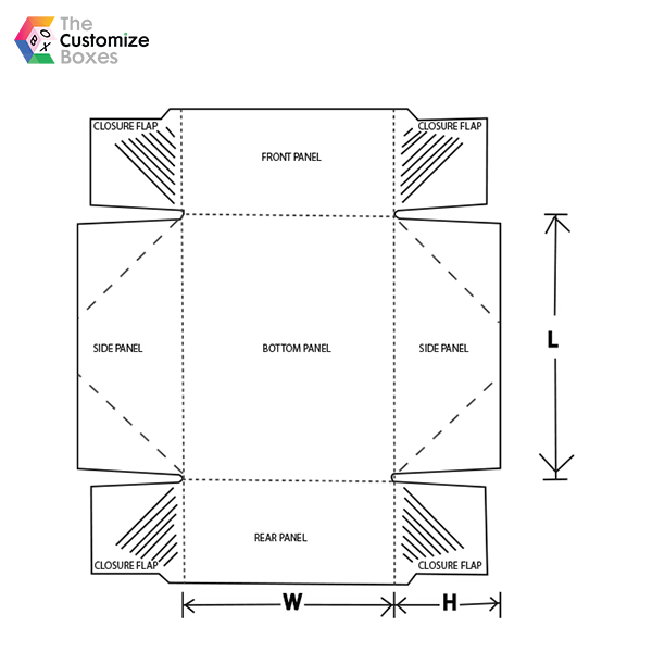 four corner tray dimension