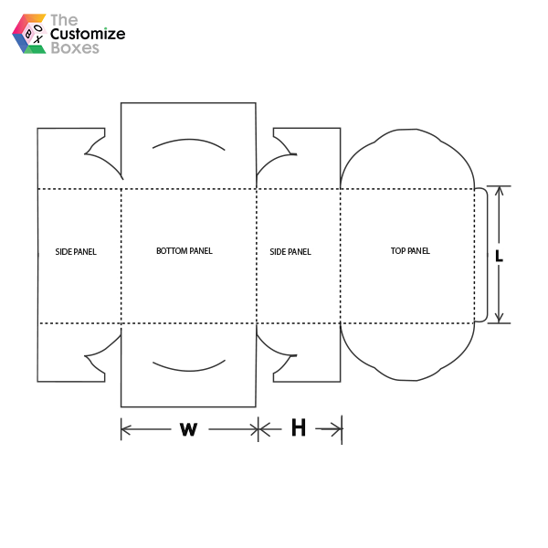 self lock cake box dimension