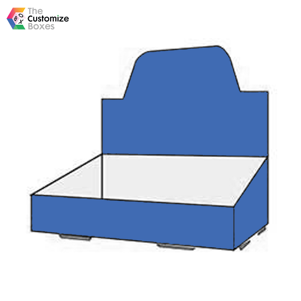 self locked counter display tray